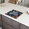 Feestelijk - Kerstgroet - Kleurrijk Inductie beschermer vinyl 3mm middel -sfeer8