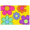 Bloemen - Illustratie - Kleurrijk poster papier klein -3d