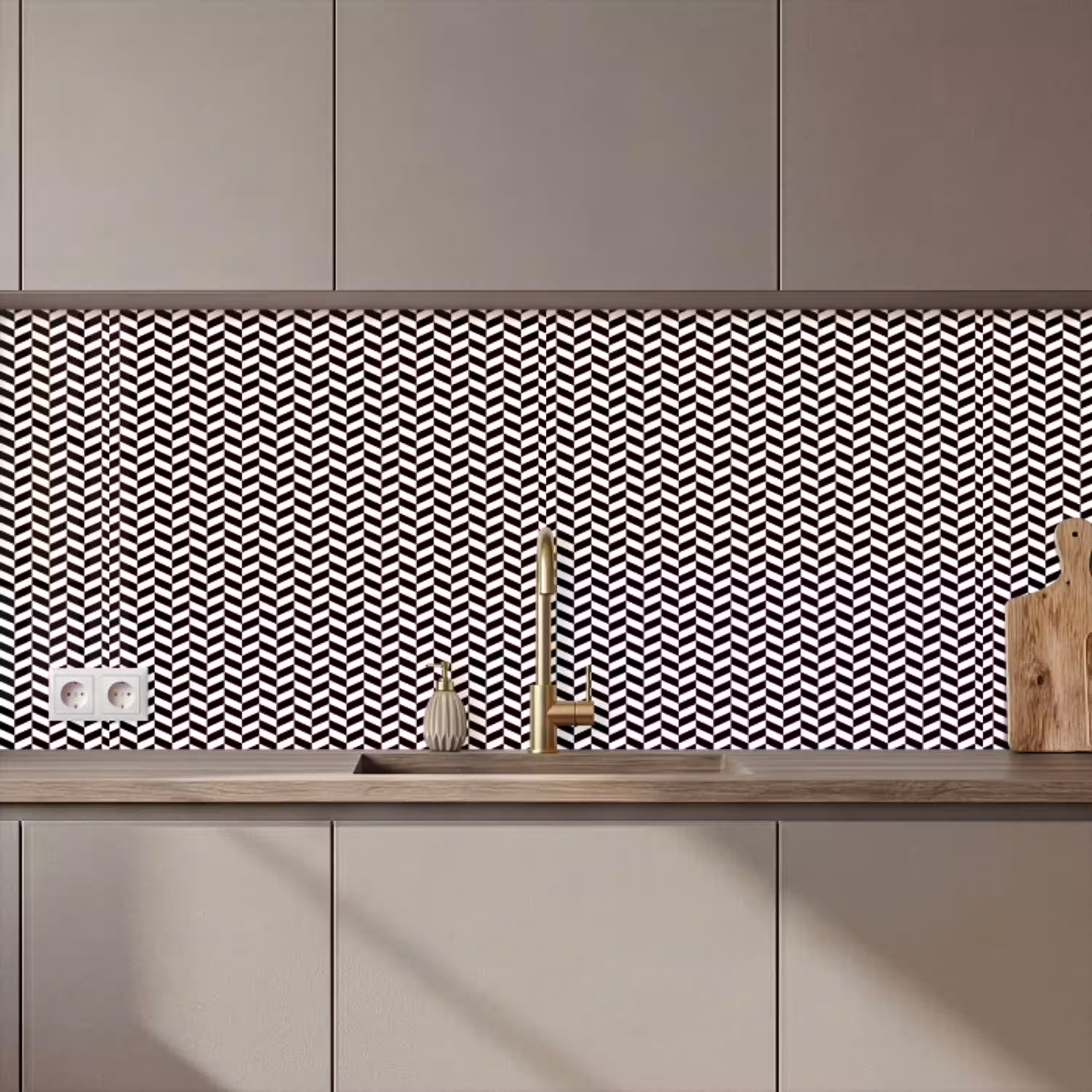 Abstract - Patronen - Design - Lijn keuken achterwand 2 middel 871 zz_3dshopping