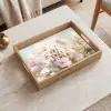 Quote - Bloemen - Schilderachtig Dienblad Rechthoek middel -sfeer1