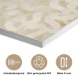 Abstract - Lijnen - Beige PET vilt klein 837 -closeup_NL