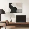 Abstract - Japandi - Beige - Modern PET vilt klein -sfeer5