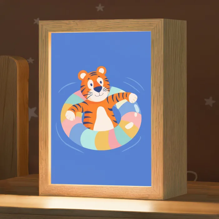 Tijger - Zwemband - Water Light Box met kabel klein -zzz_3d_website
