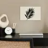 Palmblad - Subtiel - Groen - beige poster papier klein -sfeer1