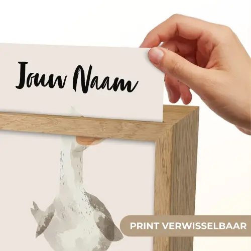 Gans - Eend - Boerderij - Dieren Light Box met kabel (Kinderlampje) klein -USP_websiteprintNL