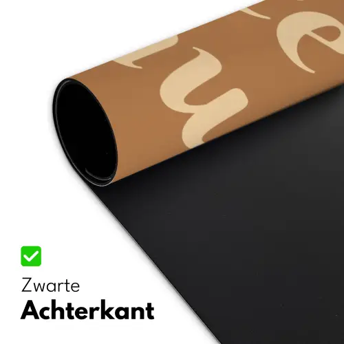 Yee haw - Bruin - Minimalistisch Muismat XXL klein -sfeer2