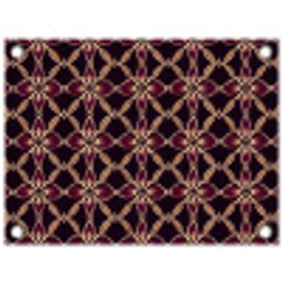 Symmetrisch - Tegel - Burgundy tuinposter los doek klein 239 -3d