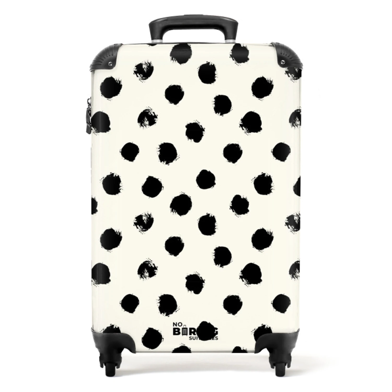 Patterns - Black spots on cream A Suitcase for every journey!