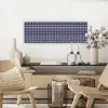 Schelp - Nautisch - Blauw - Wit canvas 2cm klein 828 -sfeer6
