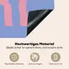Art - Roze - Blauw Inductie beschemer met haakjes klein -ky-onderkant-de