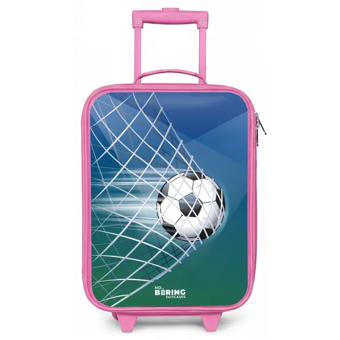 Bal in het goal Kinderkoffer - Roze klein -zz3dotto