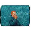 Portret - Klassiek - Blauw laptophoes neopreen klein -zkaufland3dotto