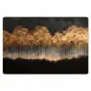 Gouden Bomen in Mistig Landschap Placemat vinyl groot -zzsfeer1_Kitchenyeah-website