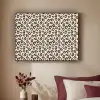 Panterprint - Patroon - Bruin Textielframe zwart klein 947 -sfeer1
