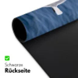 Zeemeeuw - Oceaan - Blauw Muismat XXL klein -ysfeer2_duits