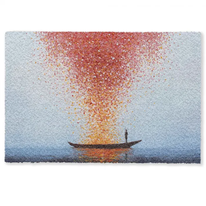 Wolk - Confetti - Boot - Wateroppervlakte Deurmat klein -zkaufland3d