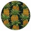 Illustratie - Patroon - Ananas Wandcirkel plexiglas klein 852 -3d