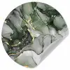 Luxe - Marmer - Groen Wandcirkel behangsticker klein -3d