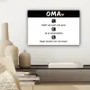 Quotes - Oma is de allerliefste - Spreuken - Oma canvas 2cm klein -sfeer6
