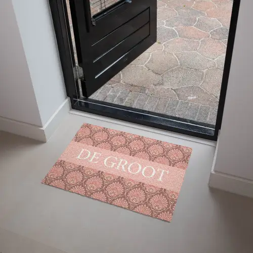 Familie - In - Patroon - Bloem Deurmat klein -sfeer5