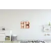 Macarons - Beige - Bruin textielposter latten blank klein -kinderkamer