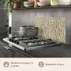 Abstract - Geometrisch - Groen keuken achterwand spatscherm klein 900 -usp_ES