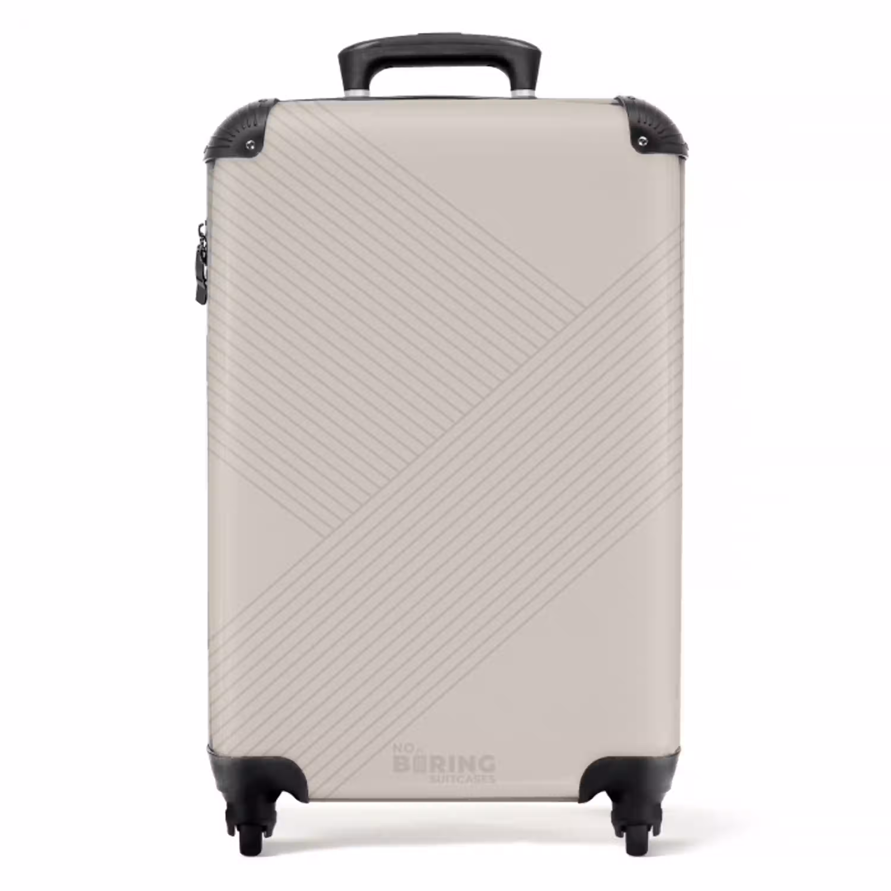 Minimal - Kruisende lijnen op NBS - Handbagage koffer - Unisex middel -productfoto_recht