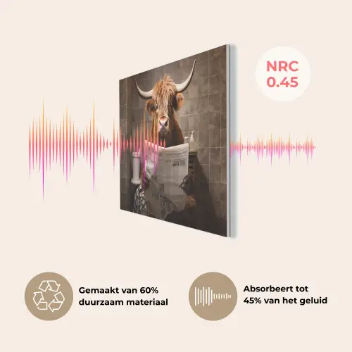 Schotse hooglander - Krant - Toilet PET vilt klein -USP_NL