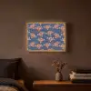 Disco - Blauw - Patroon Light Box met batterij (Wandlamp) middel 907 -sfeer4