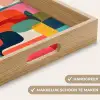 Vormen - Kleurrijk - Abstract - Vlakken Dienblad Rechthoek middel -USP_HandgreepNL