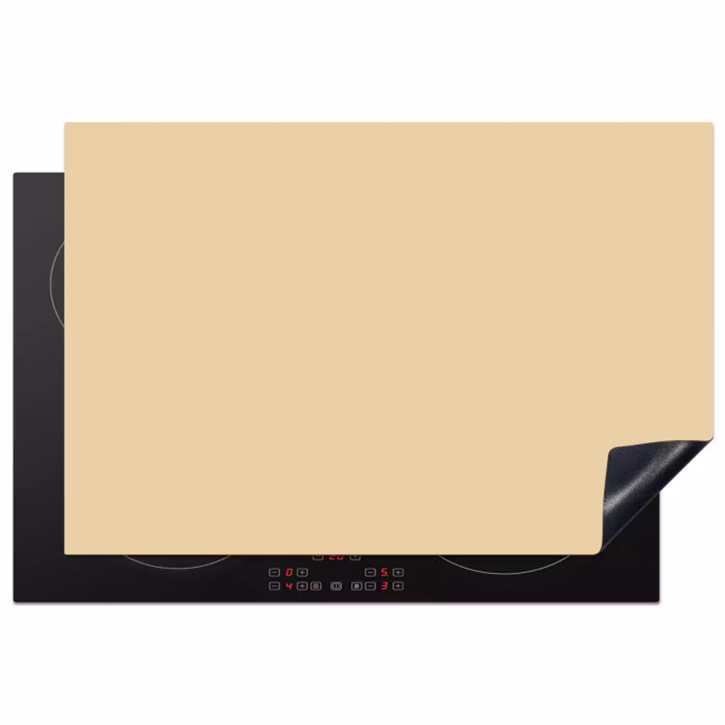 Desert - Sand - Nude Inductie beschermer vinyl 3mm klein 276 -3d