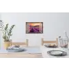 Doorkijk - Lavendel - Landschap - Bloemen - Paars Muursticker klein -eettafel