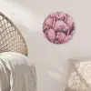 Flamingo - Roze - Dieren Akoestische PET Vilt - Rond klein -sfeer4