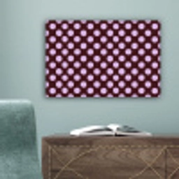 Klassiek - Stippen - Paars canvas 2cm klein 34 -sfeer4