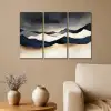 Landschap - Abstract - Modern Canvas - Meerluiken 3 luik klein -sfeer1
