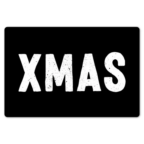 Kerst - Quotes - Xmas - Zwart - Feestdagen Placemat vinyl groot -zzsfeer1_Kitchenyeah-website