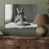 Konijn - Bunny - Zonnebril - Tafelkleed - Pasta - Schattig PET vilt klein -sfeer2