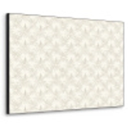 Patroon - Bloemen - Beige Textielframe zwart klein 947 -3d