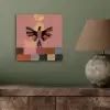 Illustratie - Vogel - Vlakken - Kleurrijk aluminium wit klein -sfeer2
