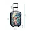 Dino in mystieke jungle met maanlicht Kinderkoffer - Zwart klein -productfoto_formaten