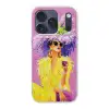 Zonnebril - Vrouw - Jas - Veren Telefoonhoesje iPhone 17 Pro klein -3d