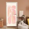 Bloemen - Roze - Natuur - Boho deurposter klein -sfeer1