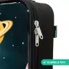 Ruimte met planeten Kinderkoffer - Zwart klein -rits_NL
