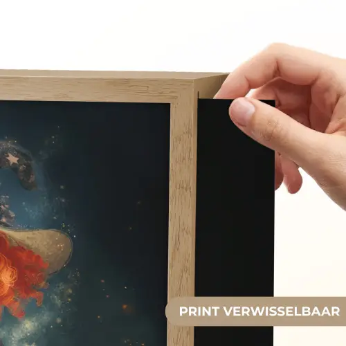 Tovenares - Meisje - Boeken - Toveren Light Box met batterij (Wandlamp kind) middel -USP_websiteprintNL