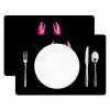 Kreeft - Felroze - Stippen - Opvallend Placemat vinyl groot -zzsfeer2_Kitchenyeah-website