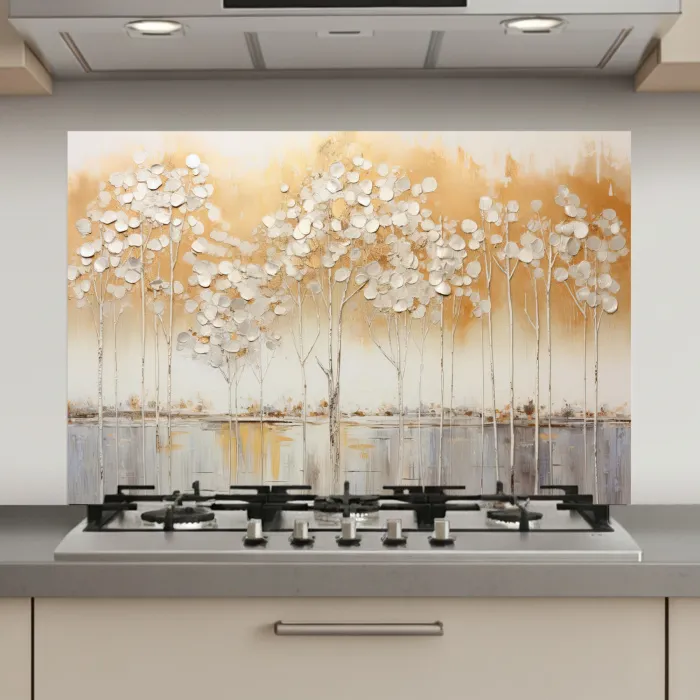 Bomen - Kunst - Acryl - Natuur keuken achterwand spatscherm klein -3d_website
