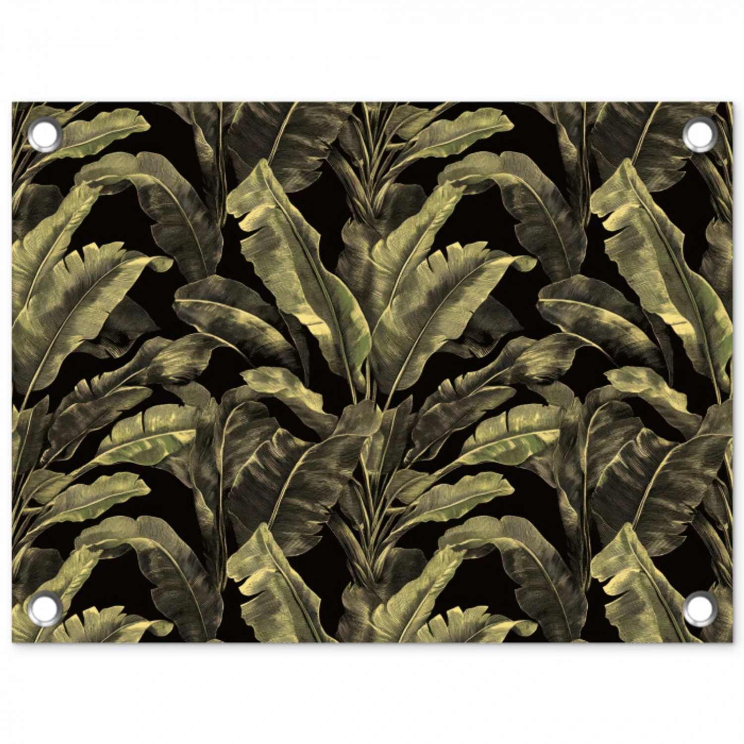 Botanisch - Bladeren - Groen tuinposter los doek klein 239 -3d