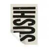 Zwart - Sushi - Japandi - Vintage Muursticker klein -3d