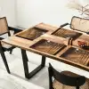 Bos - Mist - Zonlicht Placemat vinyl groot -zzsfeer4_Kitchenyeah-website
