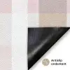 Ruitpatroon - Aardetinten - Minimalistisch Deurmat klein 898 -antislip_NL